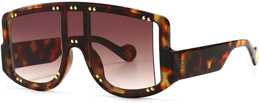 Винтажные солнцезащитные очки большого квадратного размера 2027 года для женщин с декоративными заклепками и градиентным переходом цвета, мужские солнцезащитные очки MTZJH, Leopard Tea
Винтажные солнцезащитные очки большого квадратного размера 2027 года для женщин с декоративными заклепками и градиентным переходом цвета, мужские солнцезащитные очки MTZJH, Leopard Tea