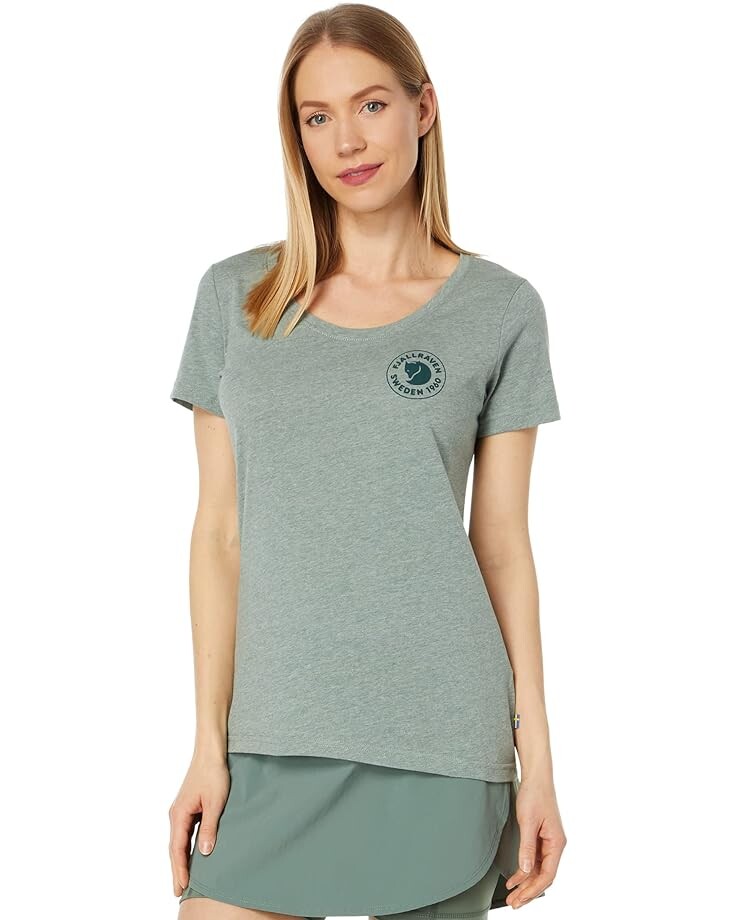 Футболка Fjällräven 1960 Logo, цвет Patina Green/Melange
Футболка Fjällräven 1960 Logo, цвет Patina Green/Melange