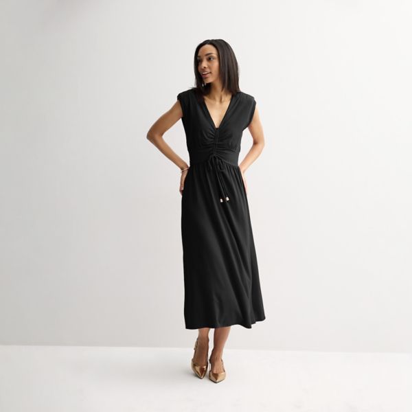 Женское платье миди-макси с завышенной талией Nine West, черный
Женское платье миди-макси с завышенной талией Nine West, черный