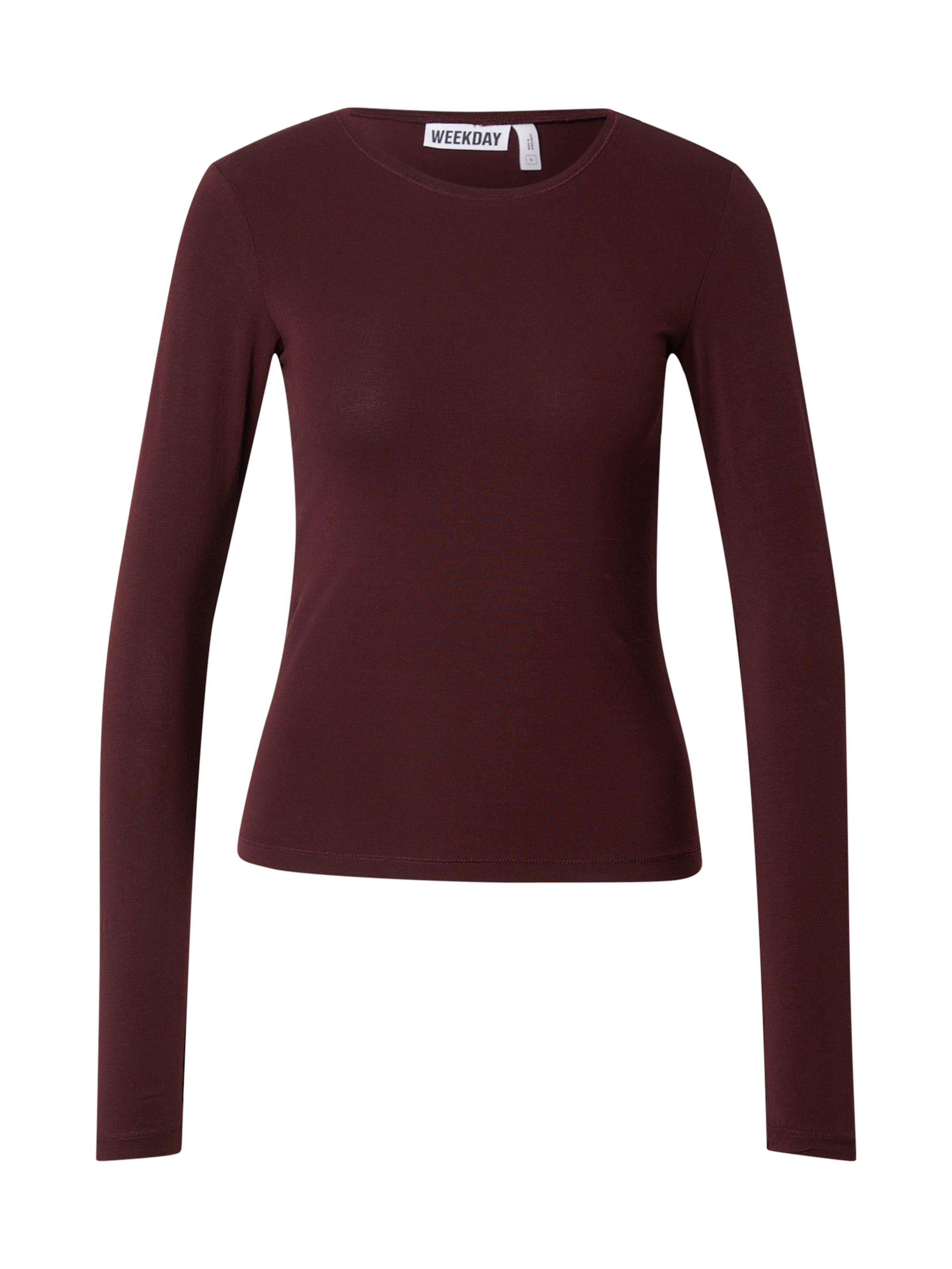 WEEKDAY Лонгслив в бордовом цвете
WEEKDAY Лонгслив в бордовом цвете