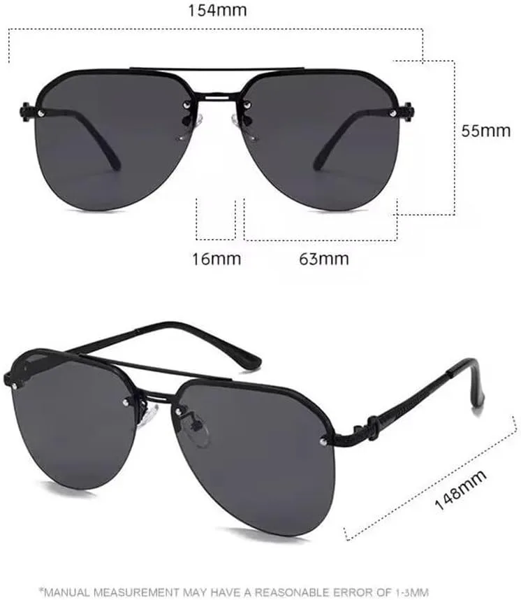 Модные женские солнцезащитные очки в металлической полуободковой оправе для активного отдыха, классические очки с двойной дужкой HYYZZC, 3pcsgoldbrownyellow
Модные женские солнцезащитные очки в металлической полуободковой оправе для активного отдыха, классические очки с двойной дужкой HYYZZC, 3pcsgoldbrownyellow