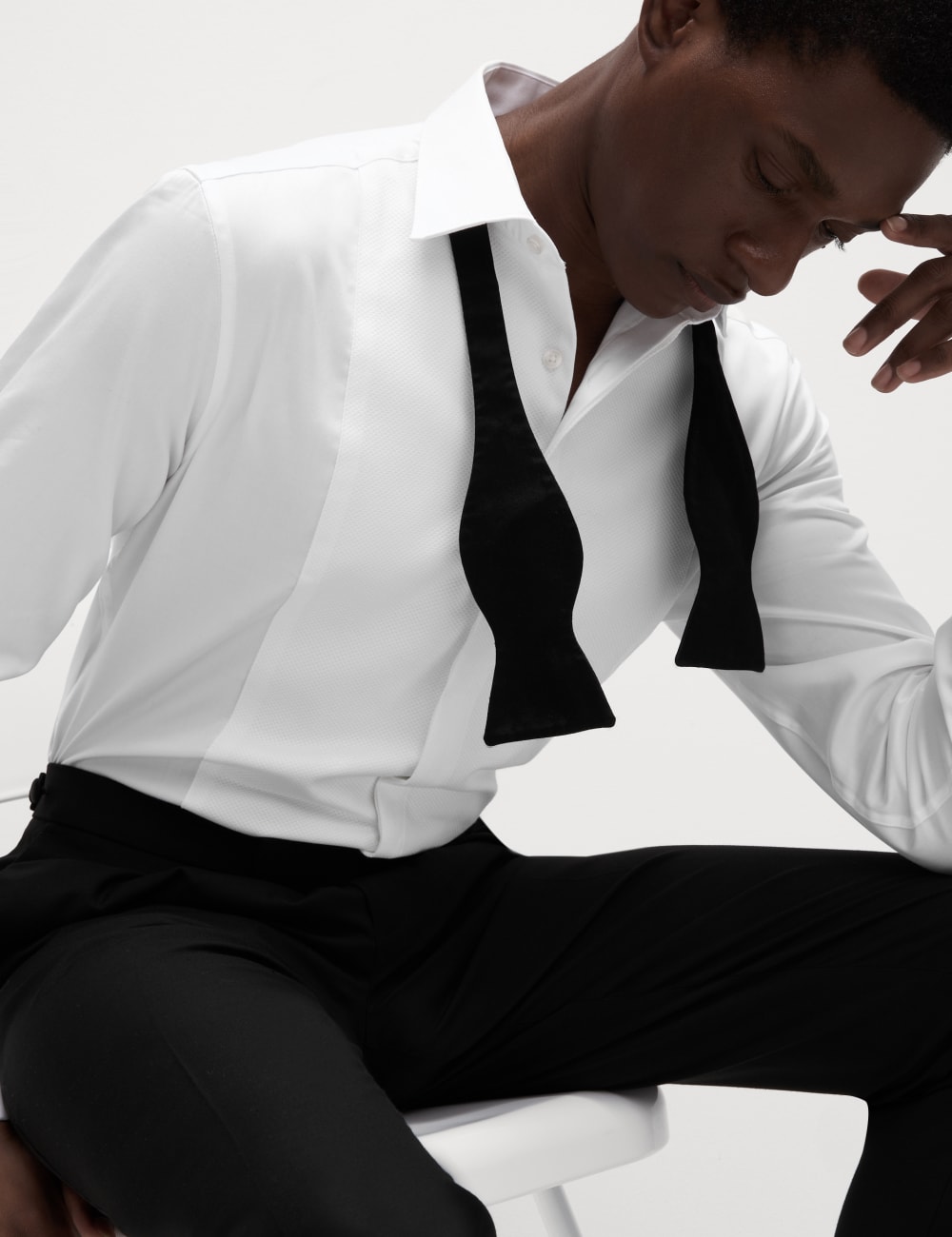 Рубашка из хлопка Slim Fit Luxury с двойными манжетами Marks & Spencer SARTORIAL, белый
Рубашка из хлопка Slim Fit Luxury с двойными манжетами Marks & Spencer SARTORIAL, белый