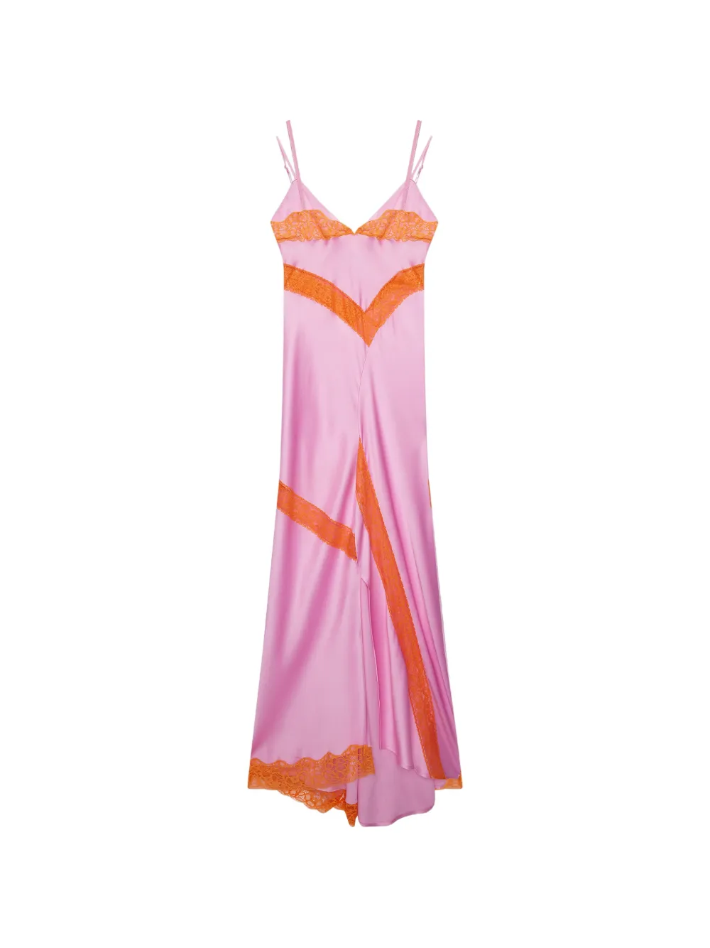 Макси-платье с кружевными вставками и панелями Msgm, розовый
Макси-платье с кружевными вставками и панелями Msgm, розовый