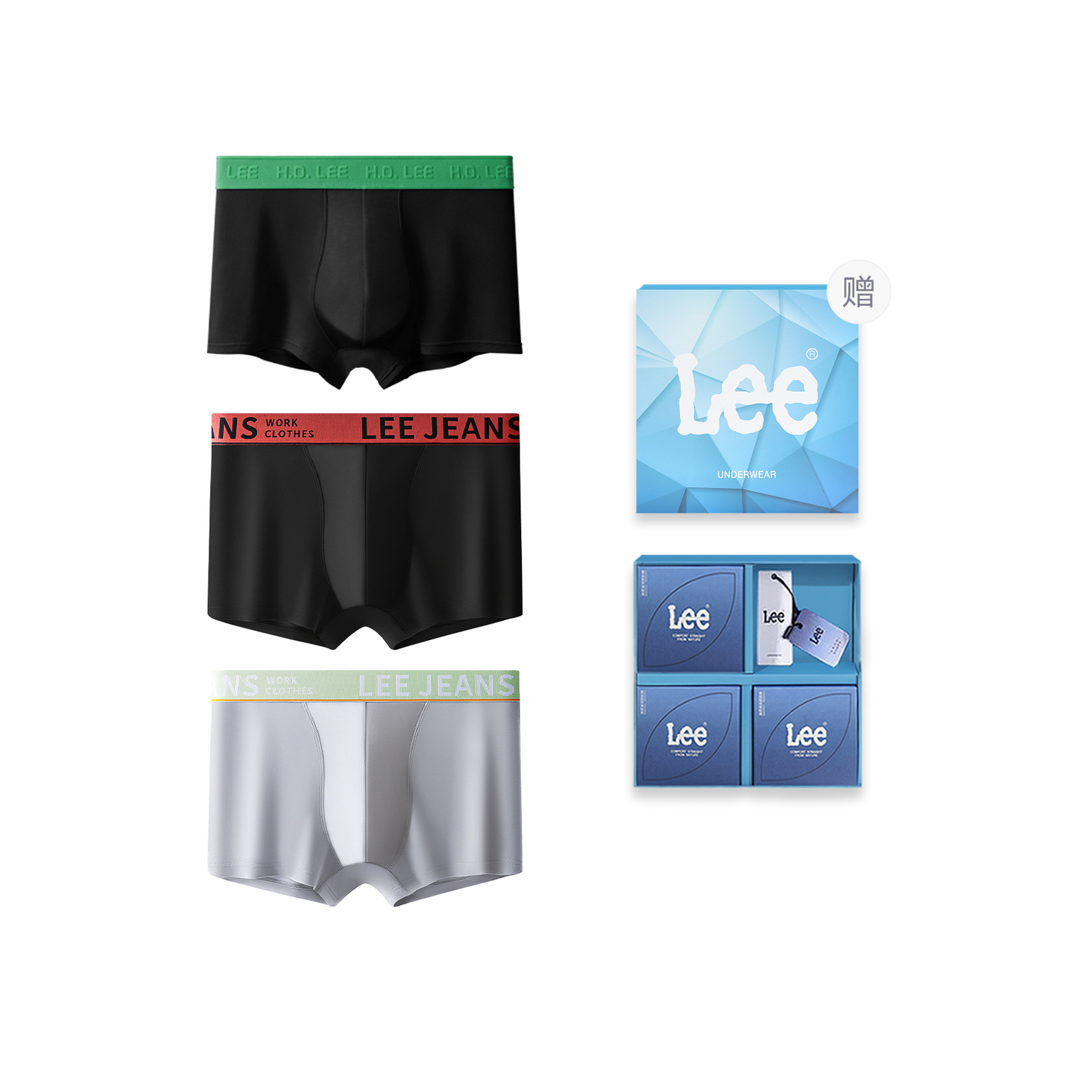 Трусы мужские бокс 3 шт Lee, светло-серый
Трусы мужские бокс 3 шт Lee, светло-серый