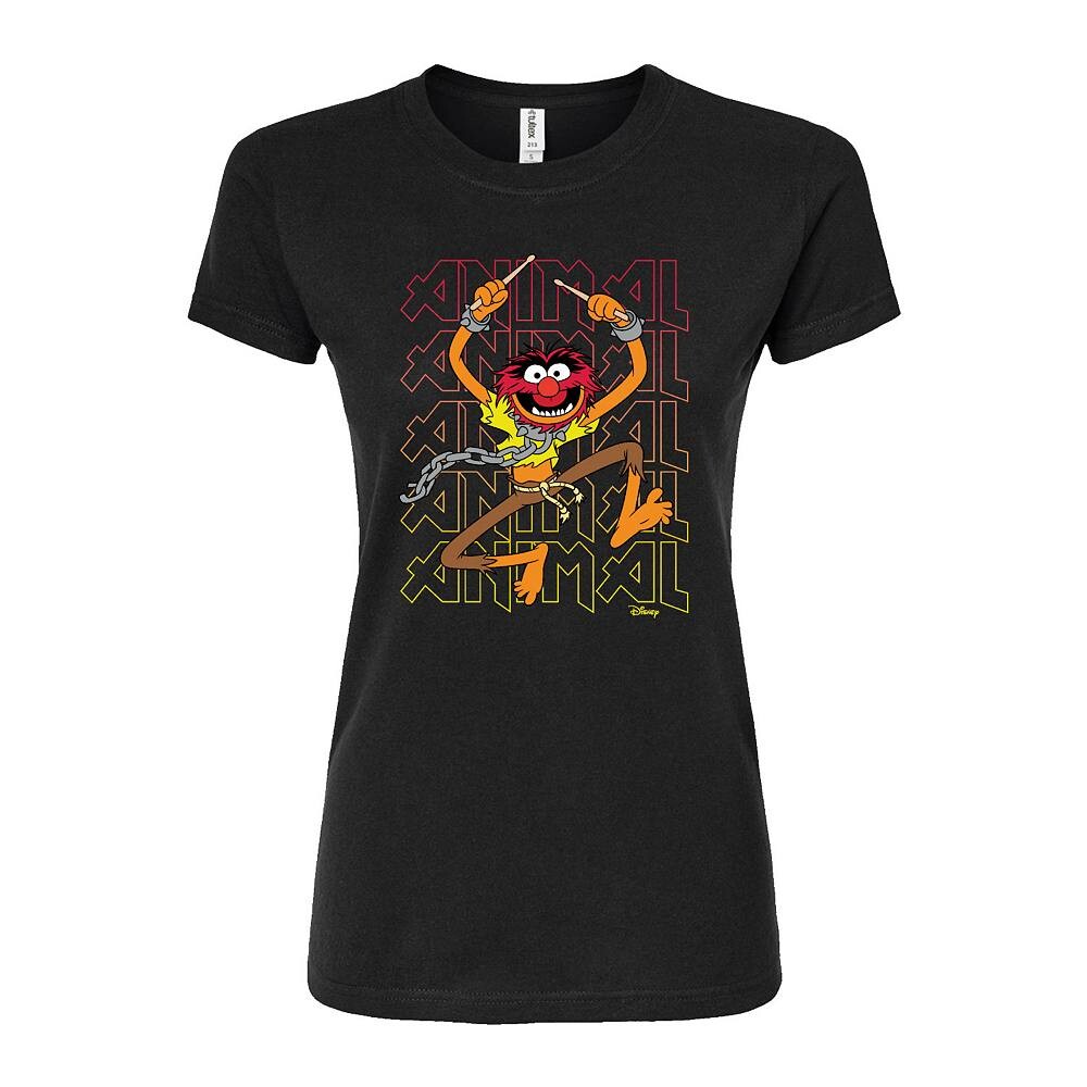 Облегающая футболка Disney's The Muppets Juniors с изображением животных Licensed Character, черный
Облегающая футболка Disney's The Muppets Juniors с изображением животных Licensed Character, черный