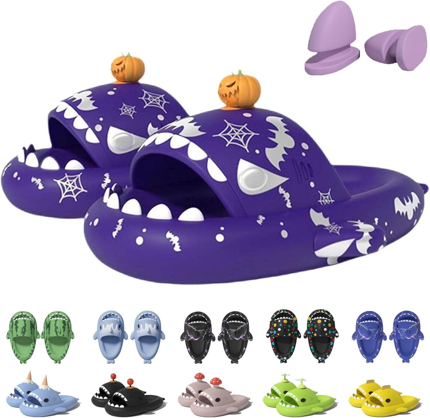 Шлепанцы в форме акулы в рожке мороженого Jfxgjuv, фиолетовый
Шлепанцы в форме акулы в рожке мороженого Jfxgjuv, фиолетовый