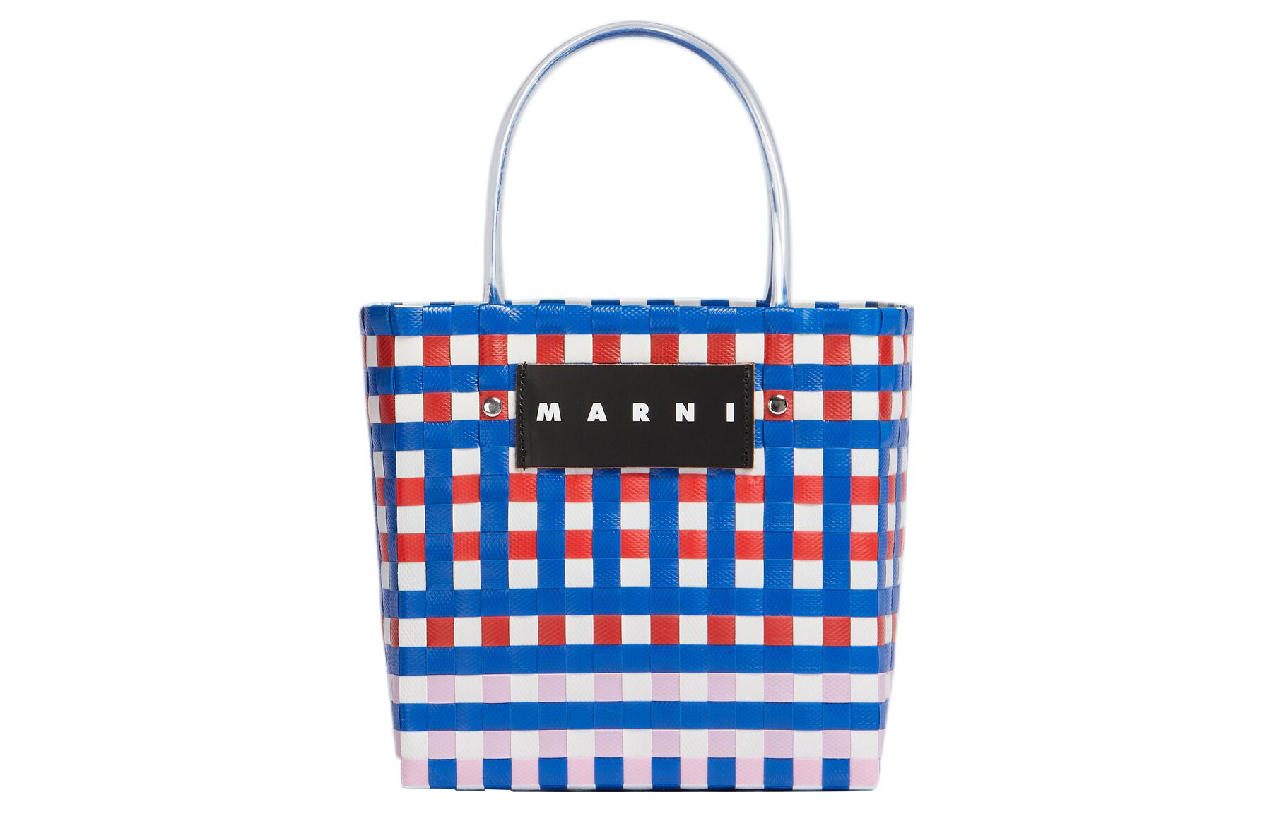 Серия Basket Сумка-тоут из полипропилена с элементами из натуральной кожи, шоппер, миниатюрная женская сумка разноцветная/синий MARNI
Серия Basket Сумка-тоут из полипропилена с элементами из натуральной кожи, шоппер, миниатюрная женская сумка разноцветная/синий MARNI