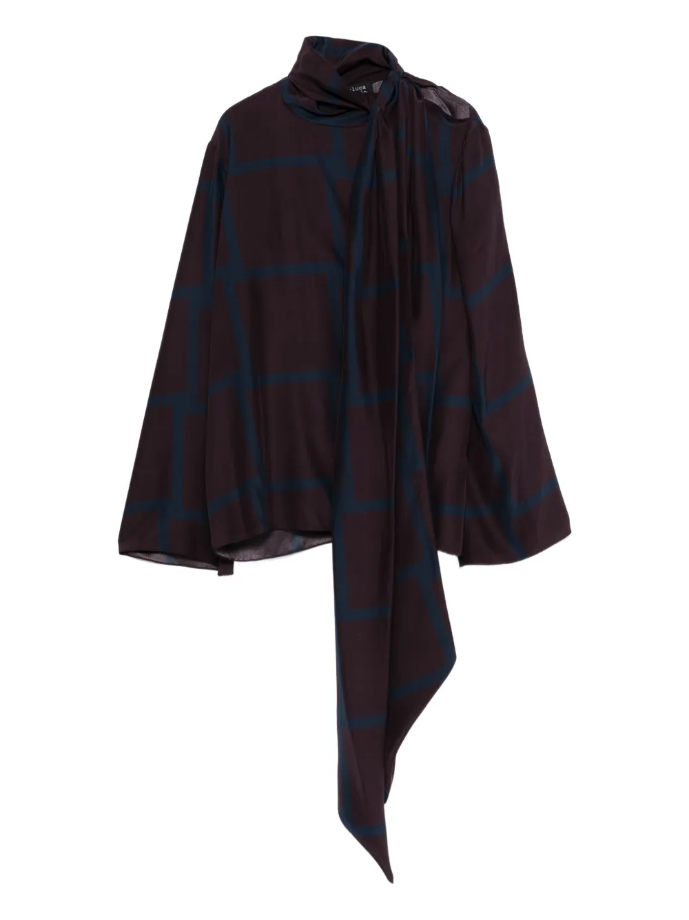 Блузка в клетку Antonia с галстуком-бантом Gianluca Capannolo, фиолетовый
Блузка в клетку Antonia с галстуком-бантом Gianluca Capannolo, фиолетовый