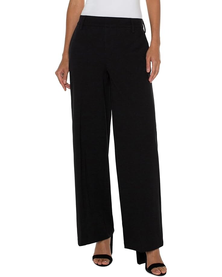Брюки Liverpool Los Angeles Kelsey Wide Leg Trouser Ponte, черный 
Брюки Liverpool Los Angeles Kelsey Wide Leg Trouser Ponte, черный