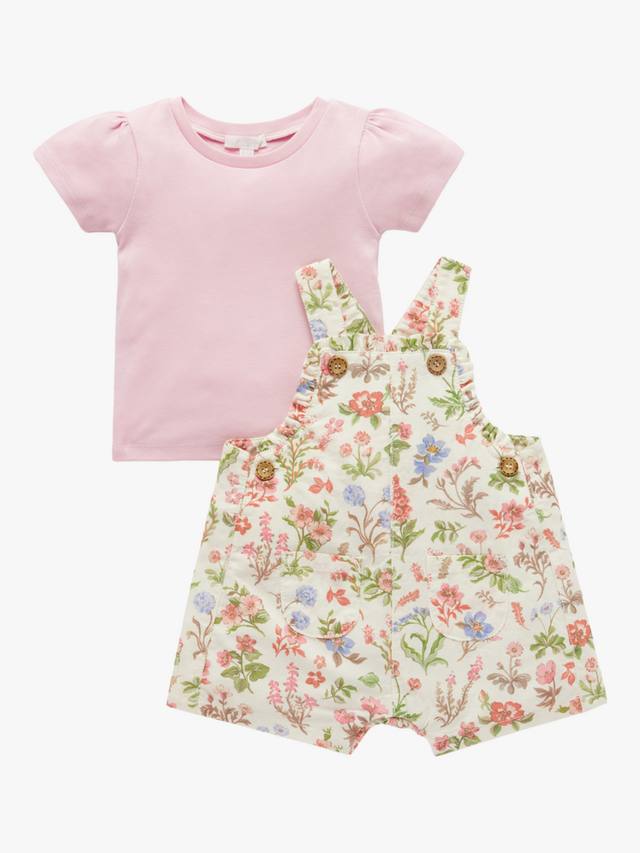 Детская футболка из органического хлопка и комбинезон в цветочек Purebaby, цвет Dune Flowers
Детская футболка из органического хлопка и комбинезон в цветочек Purebaby, цвет Dune Flowers