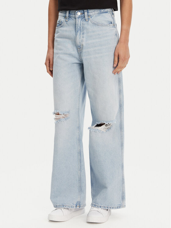 Джинсы с широкими штанинами Claire DW0DW21281 Tommy Jeans, синий
Джинсы с широкими штанинами Claire DW0DW21281 Tommy Jeans, синий