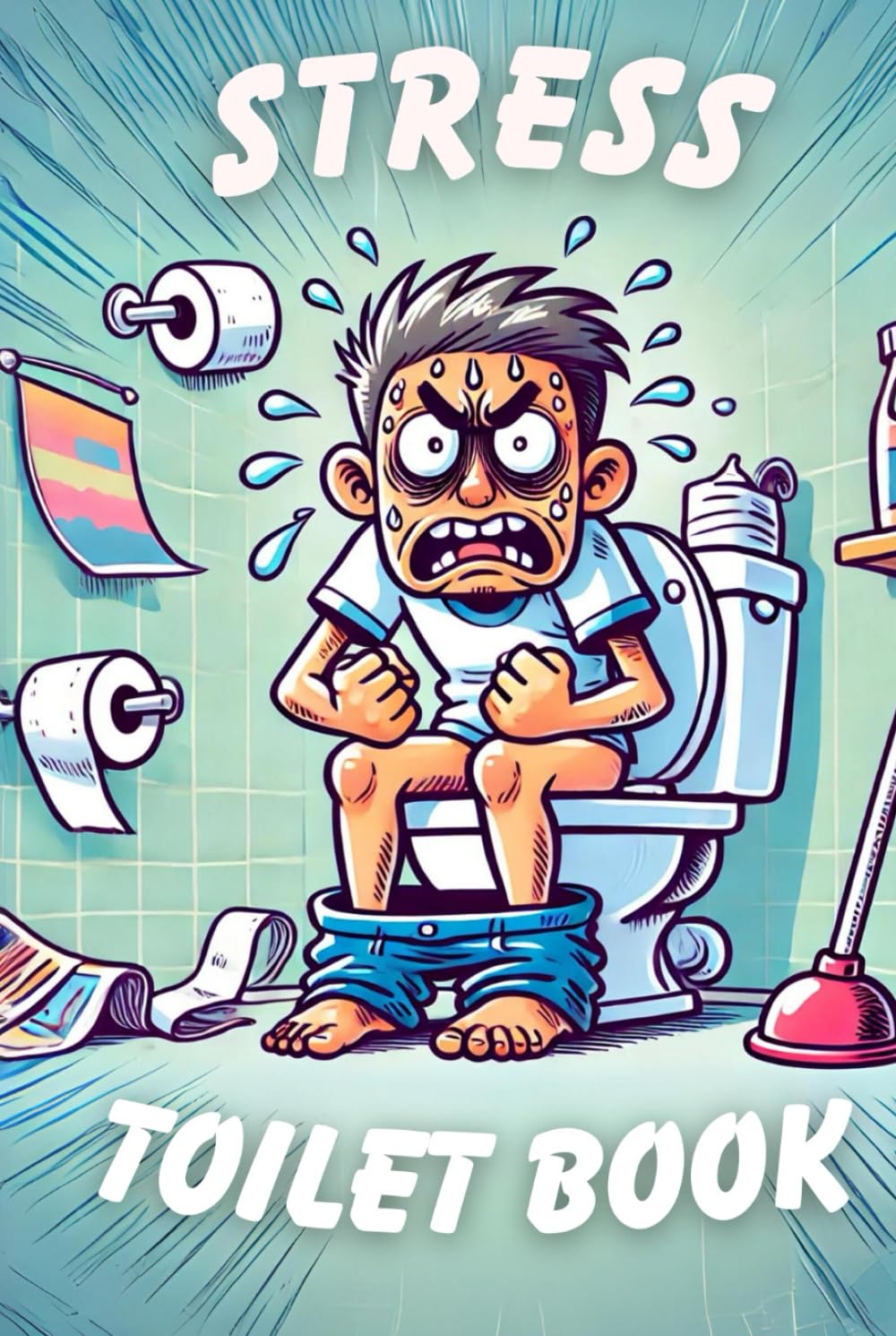 The Anti Stress Toilet Book: Shit on Stress: Your Personal Frustration Reliever for the Quiet Place! (Independently published)
The Anti Stress Toilet Book: Shit on Stress: Your Personal Frustration Reliever for the Quiet Place! (Independently published)