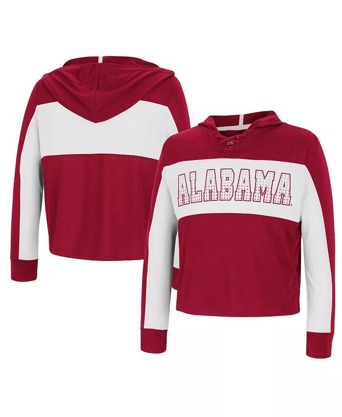 Футболка с капюшоном и длинными рукавами Big Girls Crimson Alabama Crimson Tide Galooks Colosseum
Футболка с капюшоном и длинными рукавами Big Girls Crimson Alabama Crimson Tide Galooks Colosseum