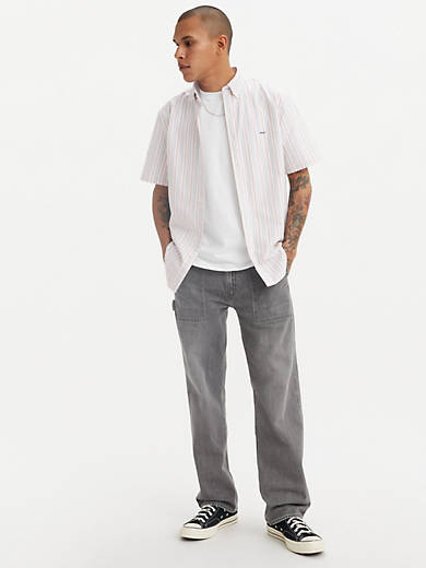 555 Свободные прямые мужские джинсы Utility Levi's, цвет Midnight Goods - Black - Non-Stretch
555 Свободные прямые мужские джинсы Utility Levi's, цвет Midnight Goods - Black - Non-Stretch