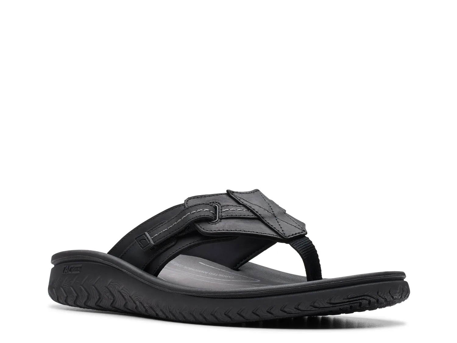 Сандалии Wesley Sun Sandal Clarks, черный 
Сандалии Wesley Sun Sandal Clarks, черный
