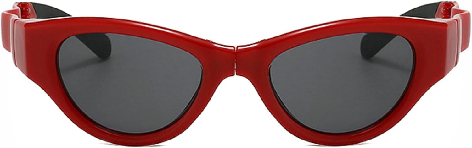 Модные женские солнцезащитные очки «кошачий глаз», стильные складные солнцезащитные очки с портативной защитой от УФ-излучения, женские овальные солнцезащитные очки N47 mincl, Red
Модные женские солнцезащитные очки «кошачий глаз», стильные складные солнцезащитные очки с портативной защитой от УФ-излучения, женские овальные солнцезащитные очки N47 mincl, Red