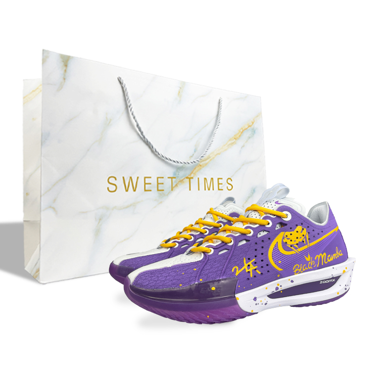 Nike Эйр Зум Джи Ти Кат 3 ИП Амортизирующие нескользящие низкие баскетбольные кроссовки унисекс фиолетовые желтые
Nike Эйр Зум Джи Ти Кат 3 ИП Амортизирующие нескользящие низкие баскетбольные кроссовки унисекс фиолетовые желтые