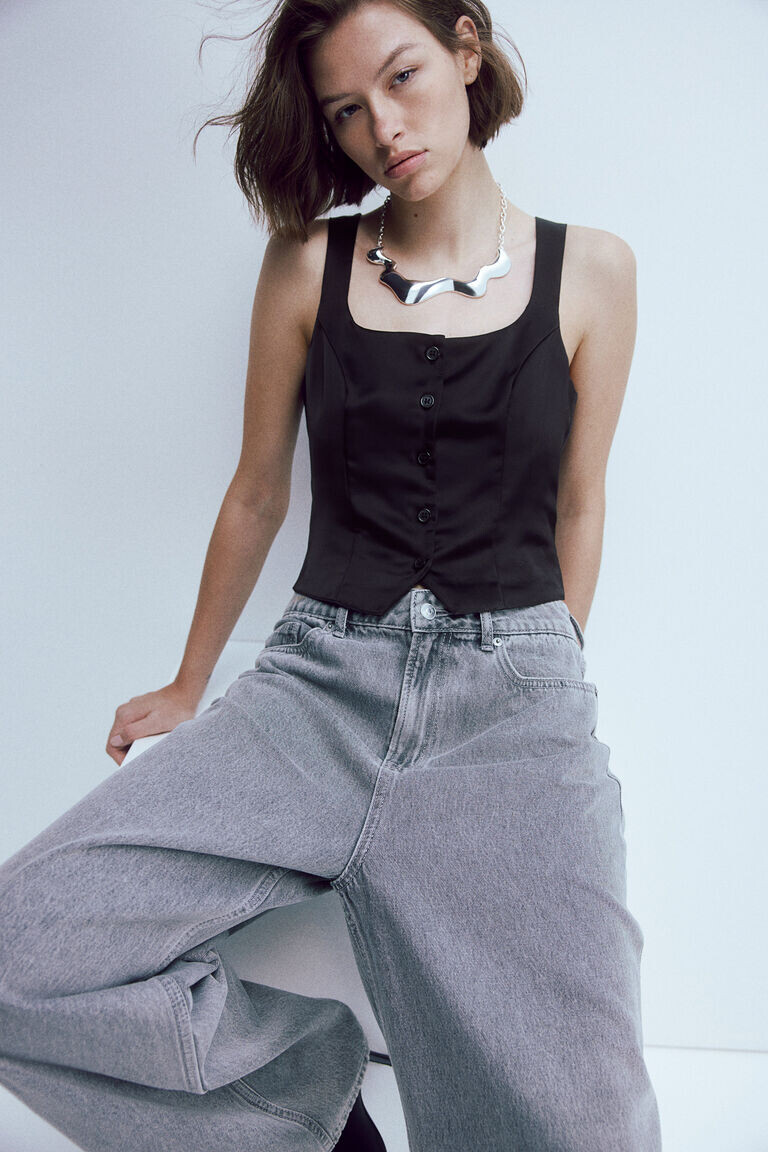 Костюм жилет H&M, черный
Костюм жилет H&M, черный