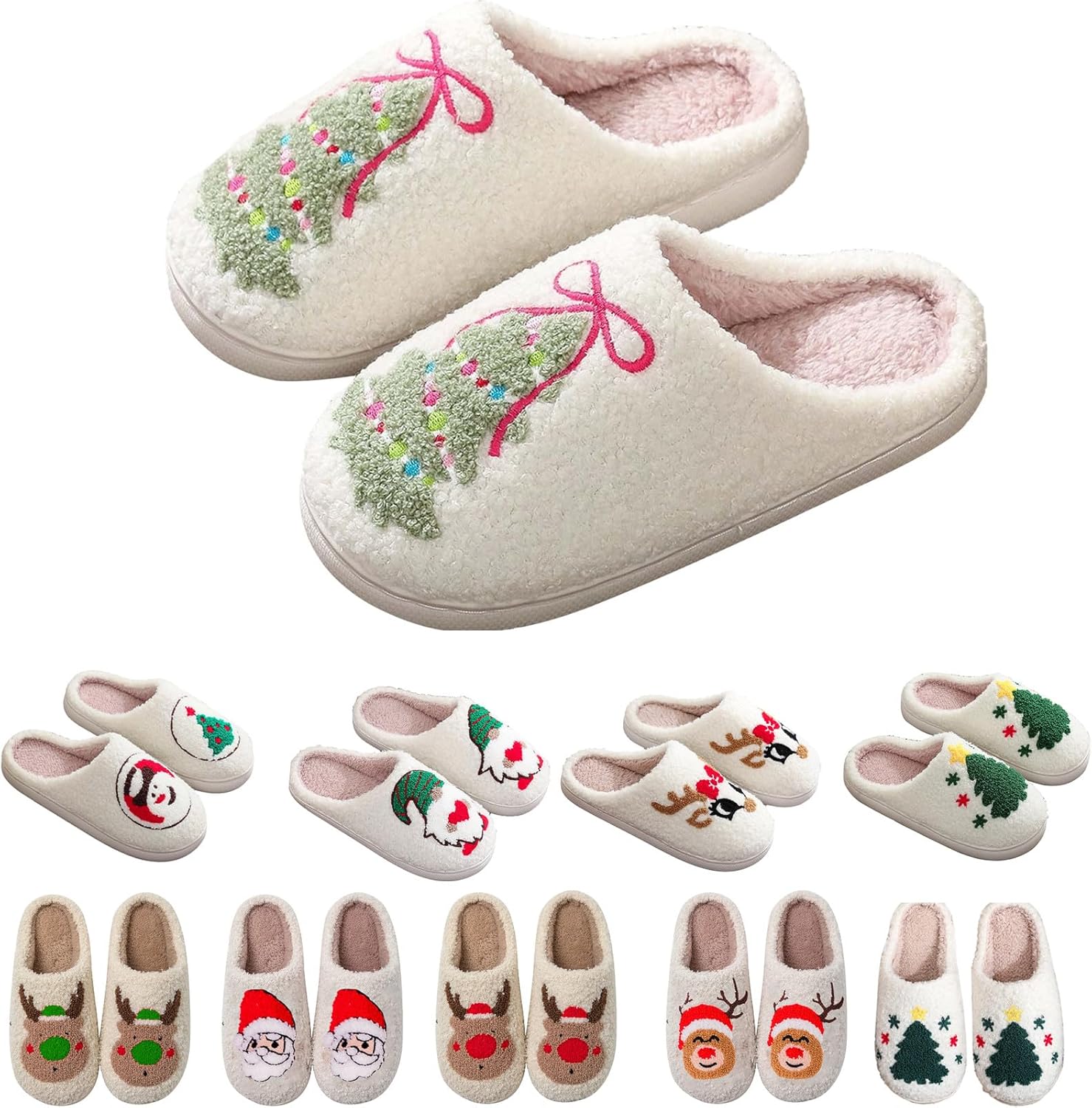 Рождественские тапочки для женщин и мужчин 2025 года, зимние плюшевые с эффектом памяти, мягкие пушистые тапочки, уютная теплая домашняя обувь в винтажном стиле Generic, белый
Рождественские тапочки для женщин и мужчин 2025 года, зимние плюшевые с эффектом памяти, мягкие пушистые тапочки, уютная теплая домашняя обувь в винтажном стиле Generic, белый