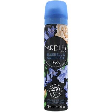 Yardley London Bluebell Body Spray 75ml
Yardley London Bluebell Body Spray 75ml