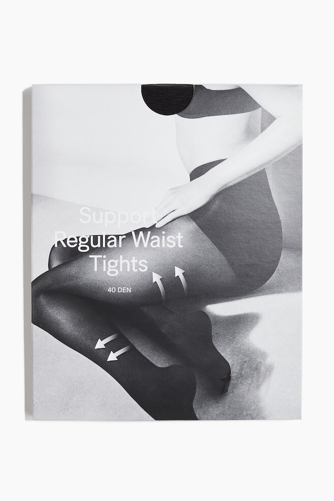 Поддерживающие колготки 40 ден H&M, черный
Поддерживающие колготки 40 ден H&M, черный