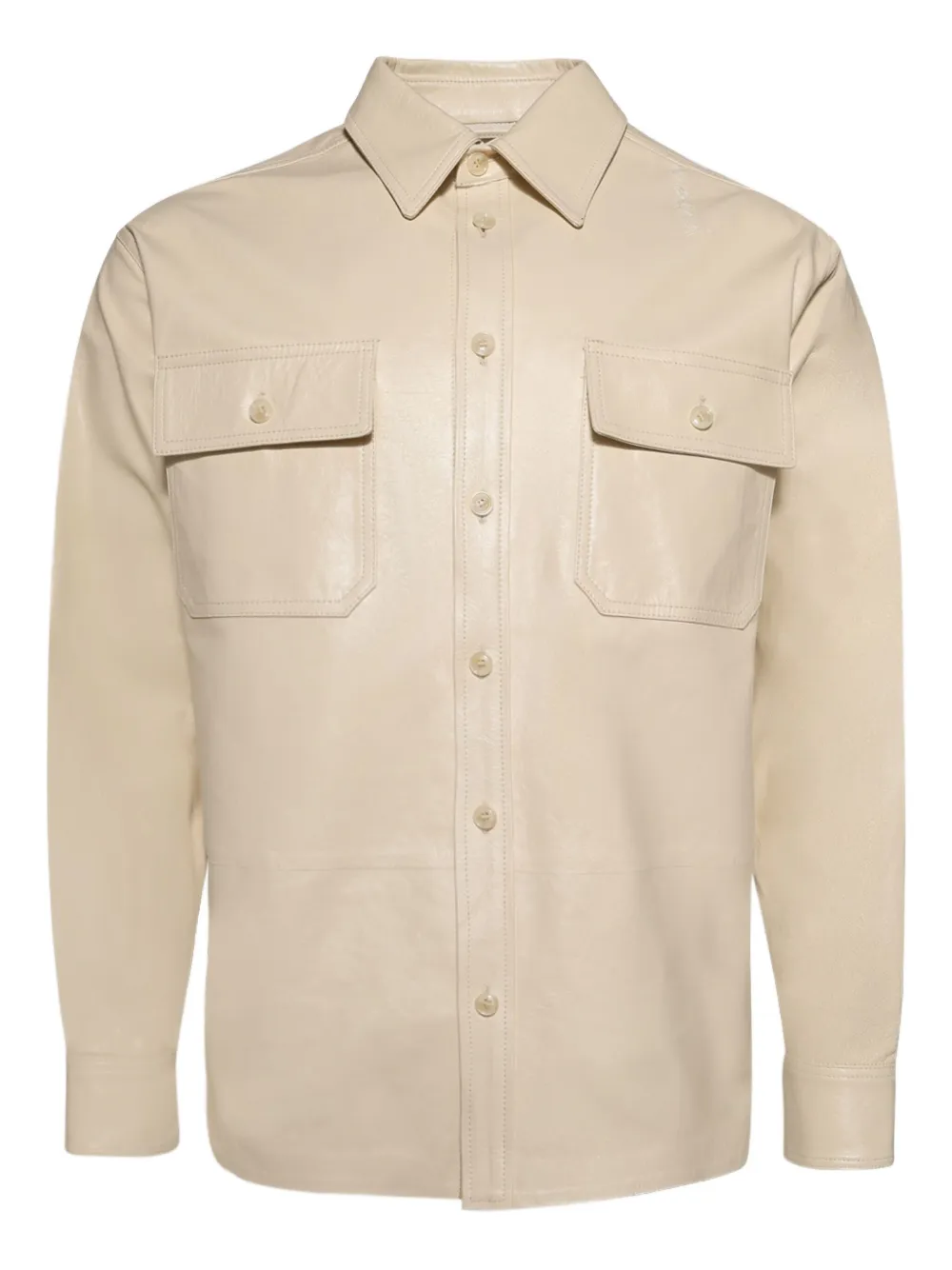 Кожаная рубашка Marni, нейтральный
Кожаная рубашка Marni, нейтральный
