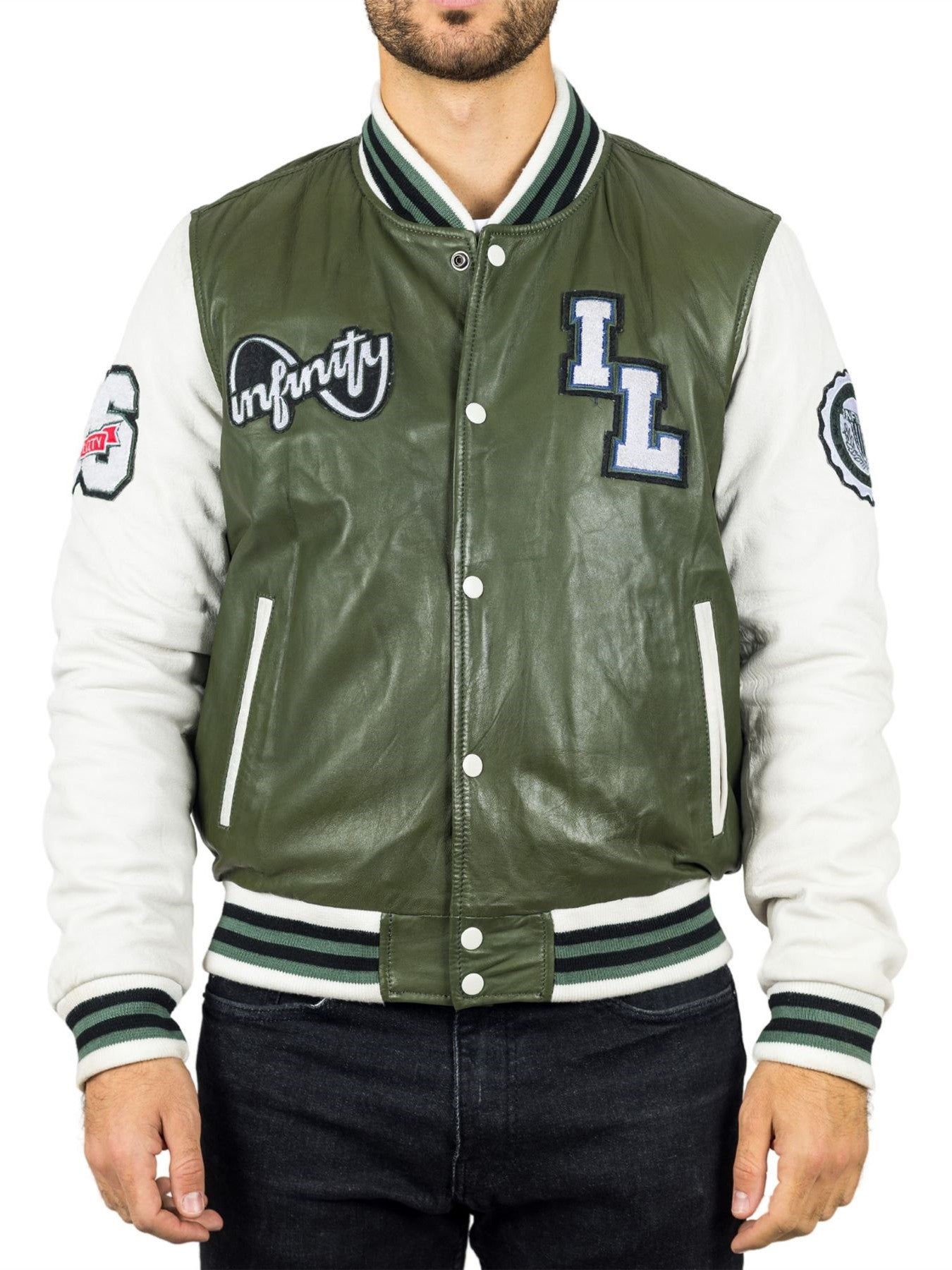 Куртка-бомбер из натуральной кожи, бейсбольное пальто Letterman TruClothing, оливковый, Зеленый, Куртка-бомбер из натуральной кожи, бейсбольное пальто Letterman TruClothing, оливковый
Куртка-бомбер из натуральной кожи, бейсбольное пальто Letterman TruClothing, оливковый, Зеленый, Куртка-бомбер из натуральной кожи, бейсбольное пальто Letterman TruClothing, оливковый