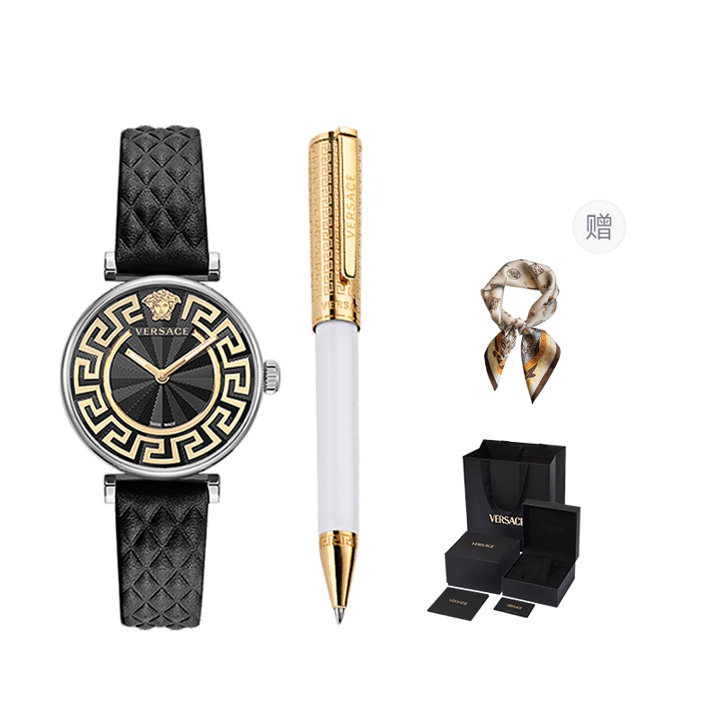 VERSACE Часы New Lady 35mm, Black Pineapple+Signature Pen
VERSACE Часы New Lady 35mm, Black Pineapple+Signature Pen