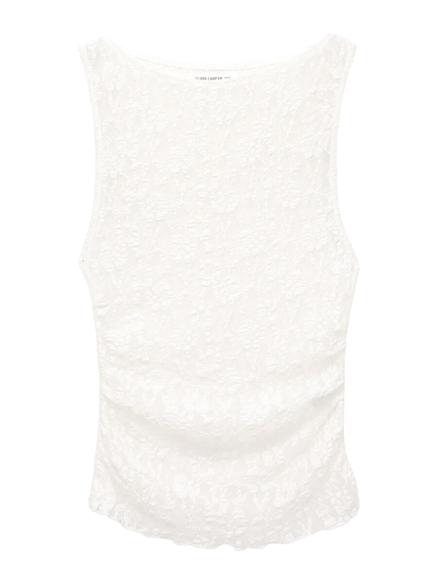 Топ Pull&Bear, экрю
Топ Pull&Bear, экрю