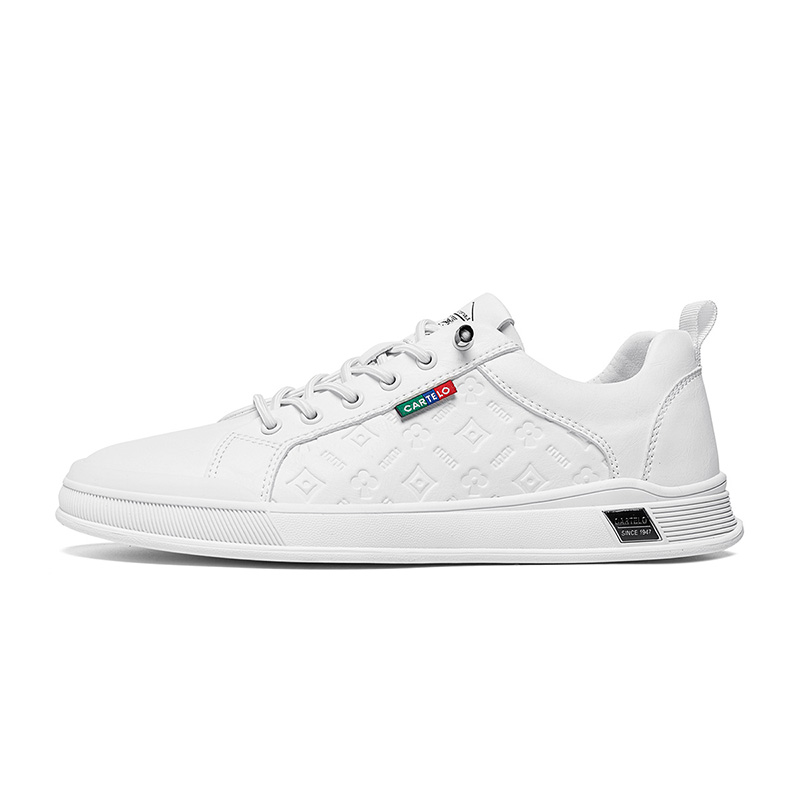 Изысканные рельефные кроссовки Shiro с нескользящей подошвой, легкие, низкие, для скейтбординга, мужские CARTELO, White
Изысканные рельефные кроссовки Shiro с нескользящей подошвой, легкие, низкие, для скейтбординга, мужские CARTELO, White