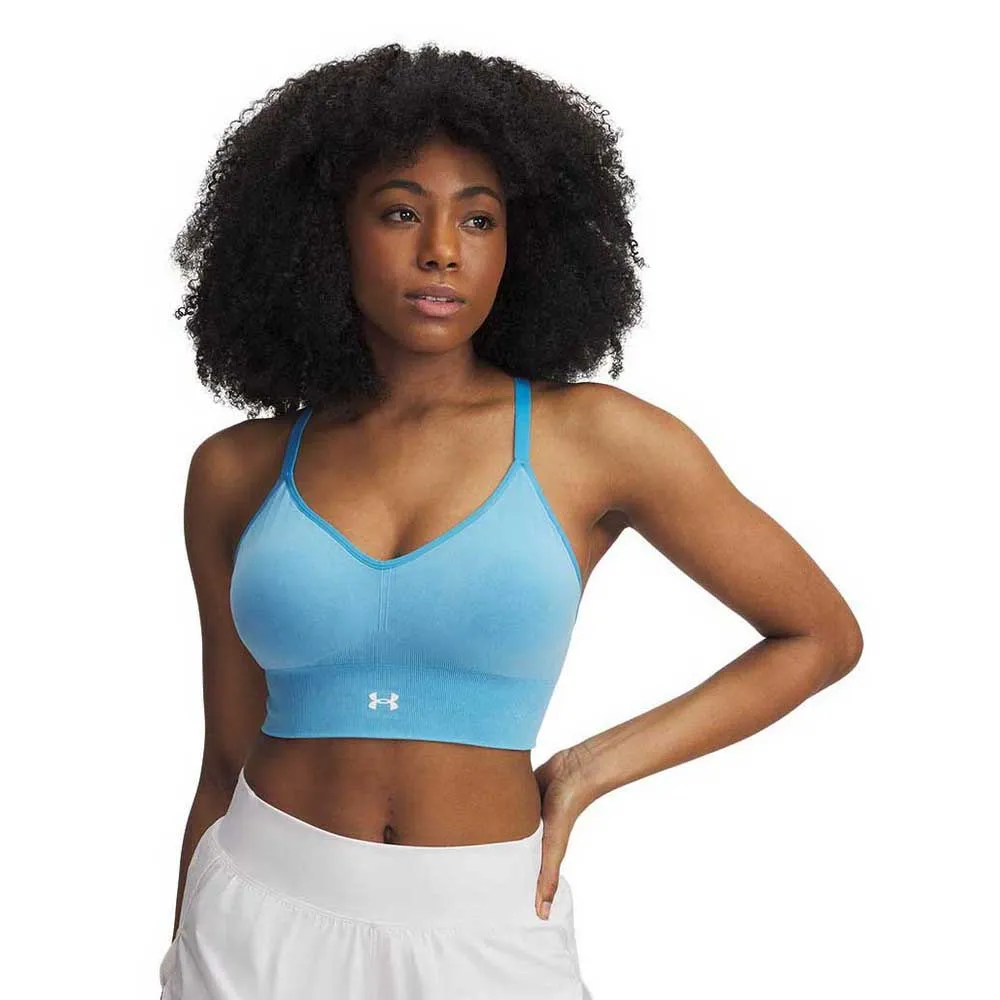 Спортивный топ Under Armour Vanis Washed Seamless low support, синий
Спортивный топ Under Armour Vanis Washed Seamless low support, синий