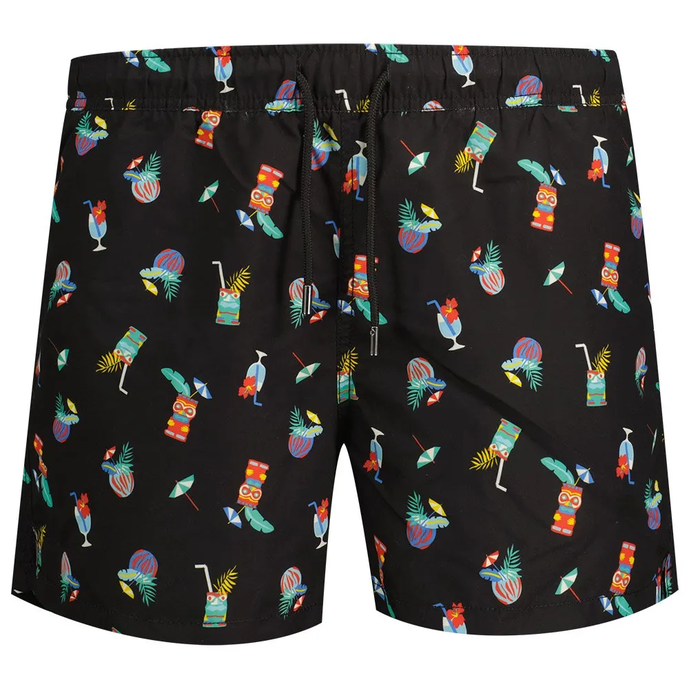 Плавки Happy Socks Tiki Soda, черный 
Плавки Happy Socks Tiki Soda, черный