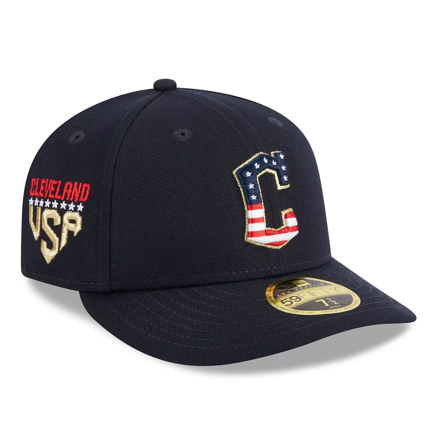 Мужская низкопрофильная кепка New Era Navy Cleveland Guardians 2023, низкопрофильная 59FIFTY, облегающая шляпа
Мужская низкопрофильная кепка New Era Navy Cleveland Guardians 2023, низкопрофильная 59FIFTY, облегающая шляпа