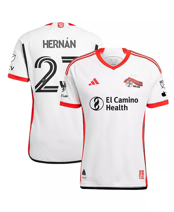 Мужская футболка Hernán López White San Jose Earthquakes 2025 the 50 Kit Authentic Player Jersey adidas
Мужская футболка Hernán López White San Jose Earthquakes 2025 the 50 Kit Authentic Player Jersey adidas