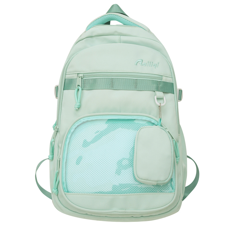 Shouldcat Нейлоновый рюкзак с ПВХ спинкой женский черно-бело-фиолетово-зелено-голубой, Green
Shouldcat Нейлоновый рюкзак с ПВХ спинкой женский черно-бело-фиолетово-зелено-голубой, Green