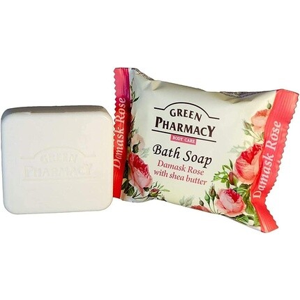 Кусочное мыло для ванны Дамасская роза и масло ши 100г, Green Pharmacy
Кусочное мыло для ванны Дамасская роза и масло ши 100г, Green Pharmacy