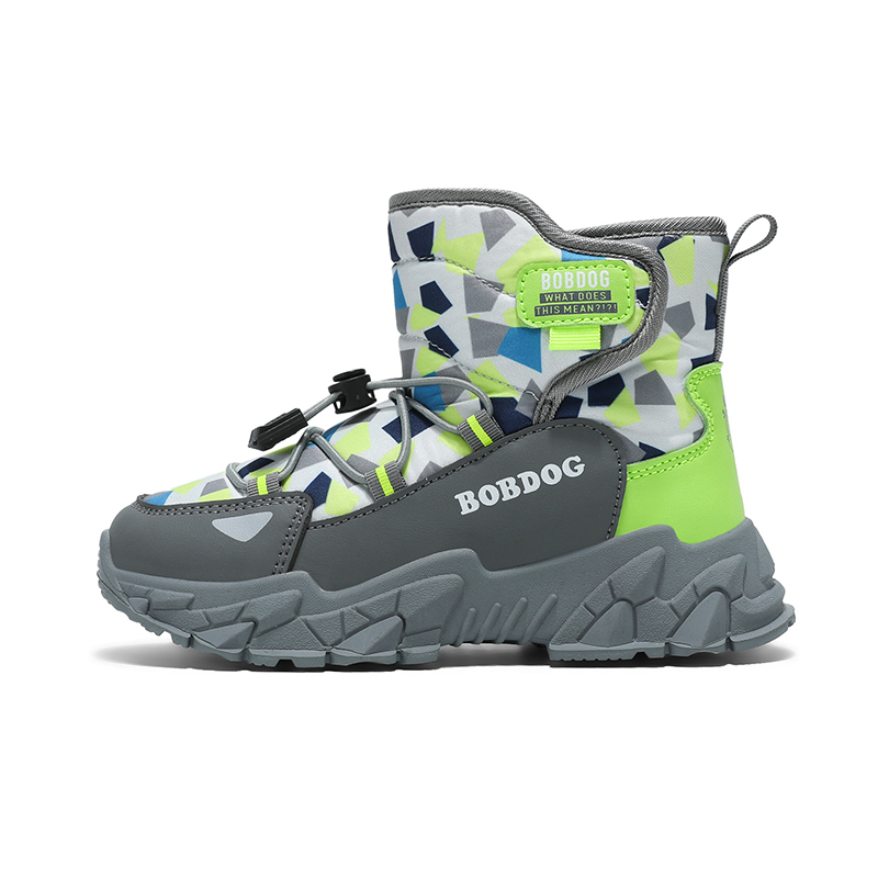 Детские утепленные ботинки Kids BOBDOG, серый/зеленый
Детские утепленные ботинки Kids BOBDOG, серый/зеленый
