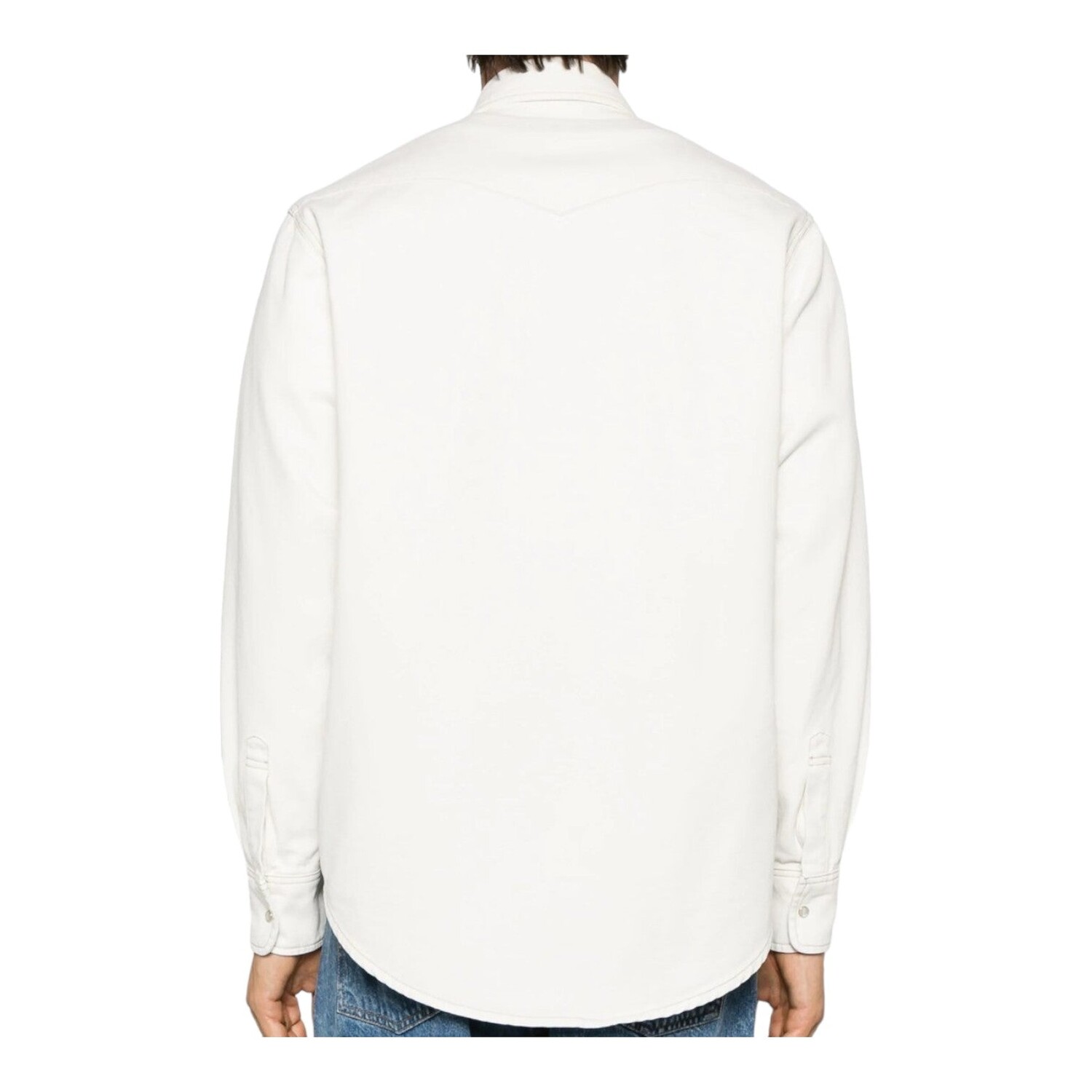 Мужская джинсовая рубашка Bally Mother of Pearl 6305830, белый 
Мужская джинсовая рубашка Bally Mother of Pearl 6305830, белый