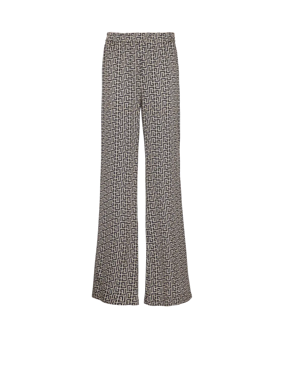 Широкие брюки с монограммой Balmain, черный
Широкие брюки с монограммой Balmain, черный