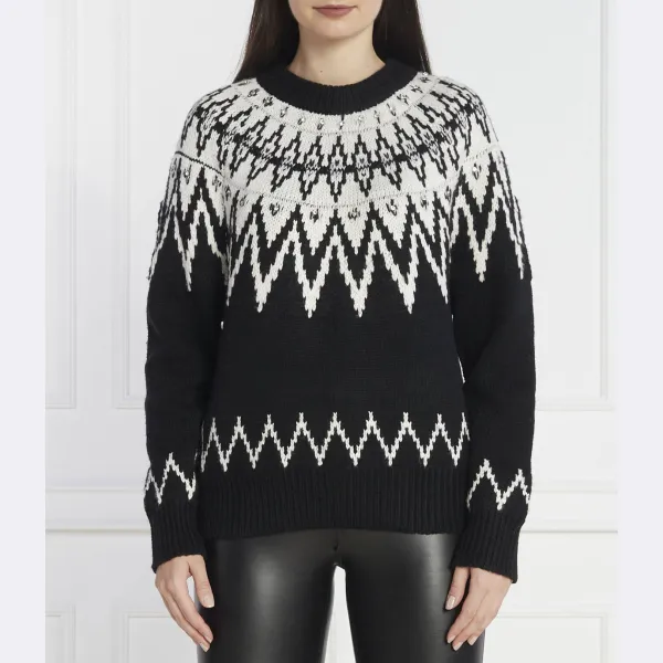 Свитер обычного кроя с добавлением шерсти Silvian Heach, черный 
Свитер обычного кроя с добавлением шерсти Silvian Heach, черный