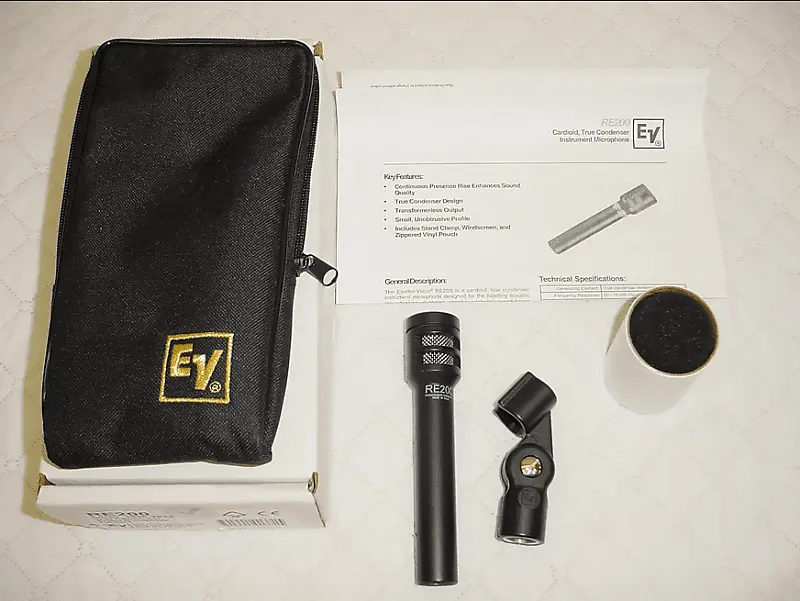 Конденсаторный микрофон Electro-Voice EV RE200
Конденсаторный микрофон Electro-Voice EV RE200