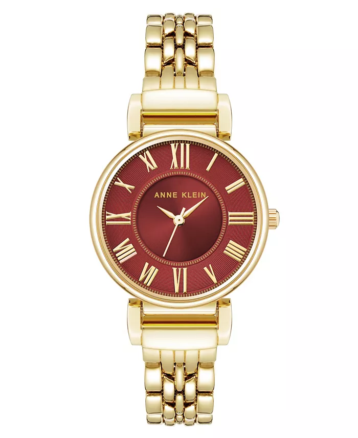Женские часы Quartz Red с римскими цифрами на золотистом корпусе, 30 мм Anne Klein
Женские часы Quartz Red с римскими цифрами на золотистом корпусе, 30 мм Anne Klein
