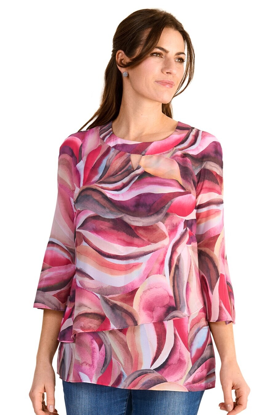 Блузка с коротким рукавом HERMANN LANGE Collection Blouse, разноцветный
Блузка с коротким рукавом HERMANN LANGE Collection Blouse, разноцветный