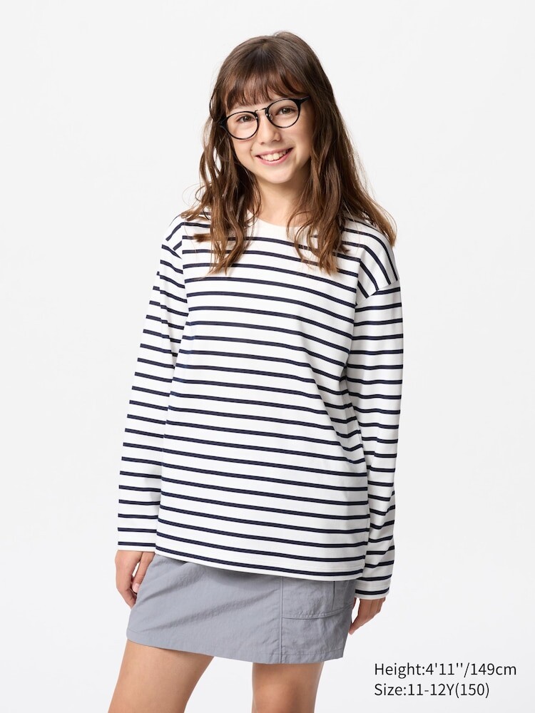 Лонгслив airism cotton crew neck полосатый Uniqlo, цвет 69 синий
Лонгслив airism cotton crew neck полосатый Uniqlo, цвет 69 синий