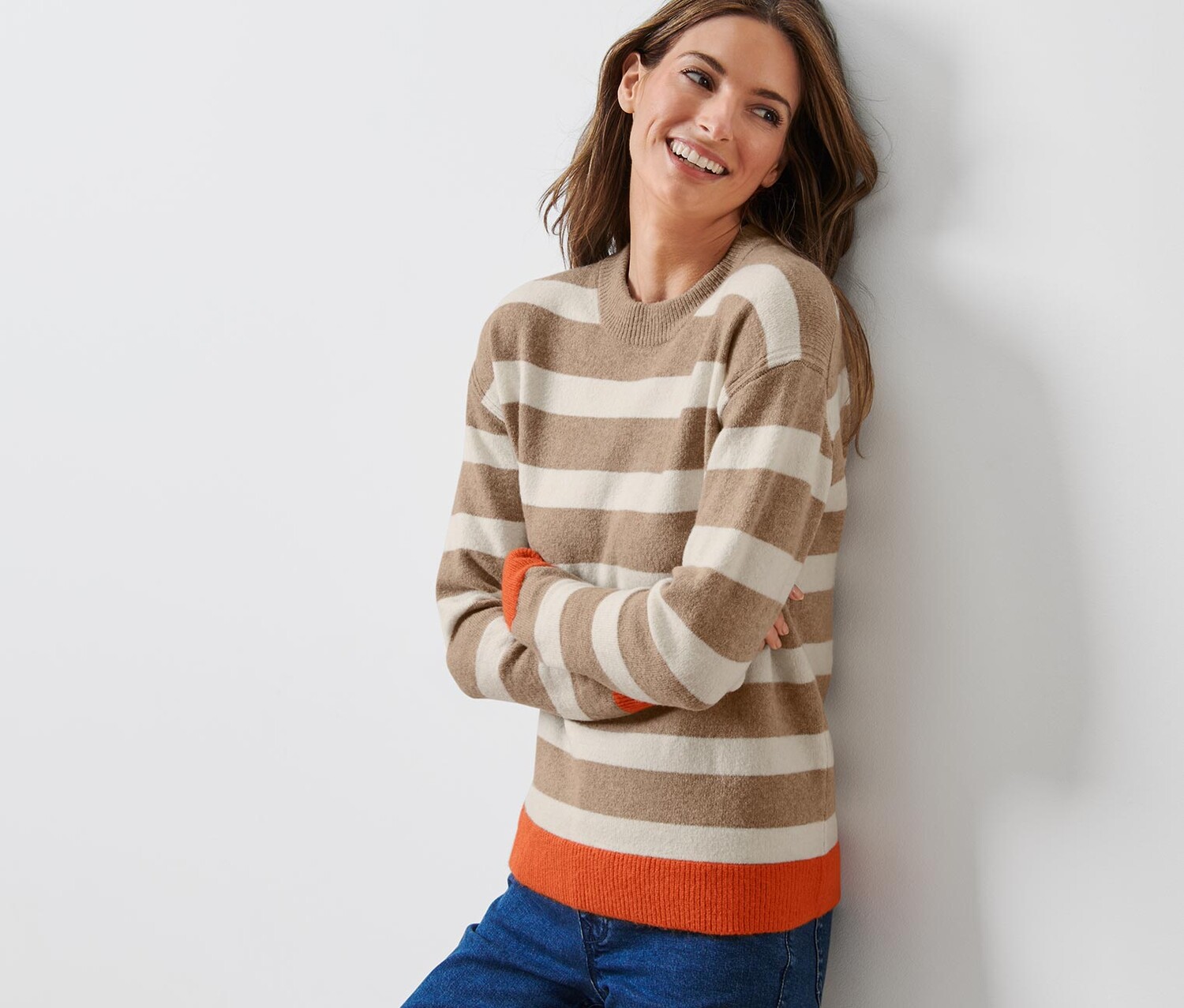 Полосатый вязаный свитер Tchibo
Полосатый вязаный свитер Tchibo