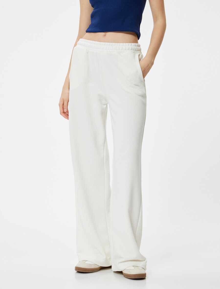Брюки свободного кроя Koton, натуральный белый
Брюки свободного кроя Koton, натуральный белый