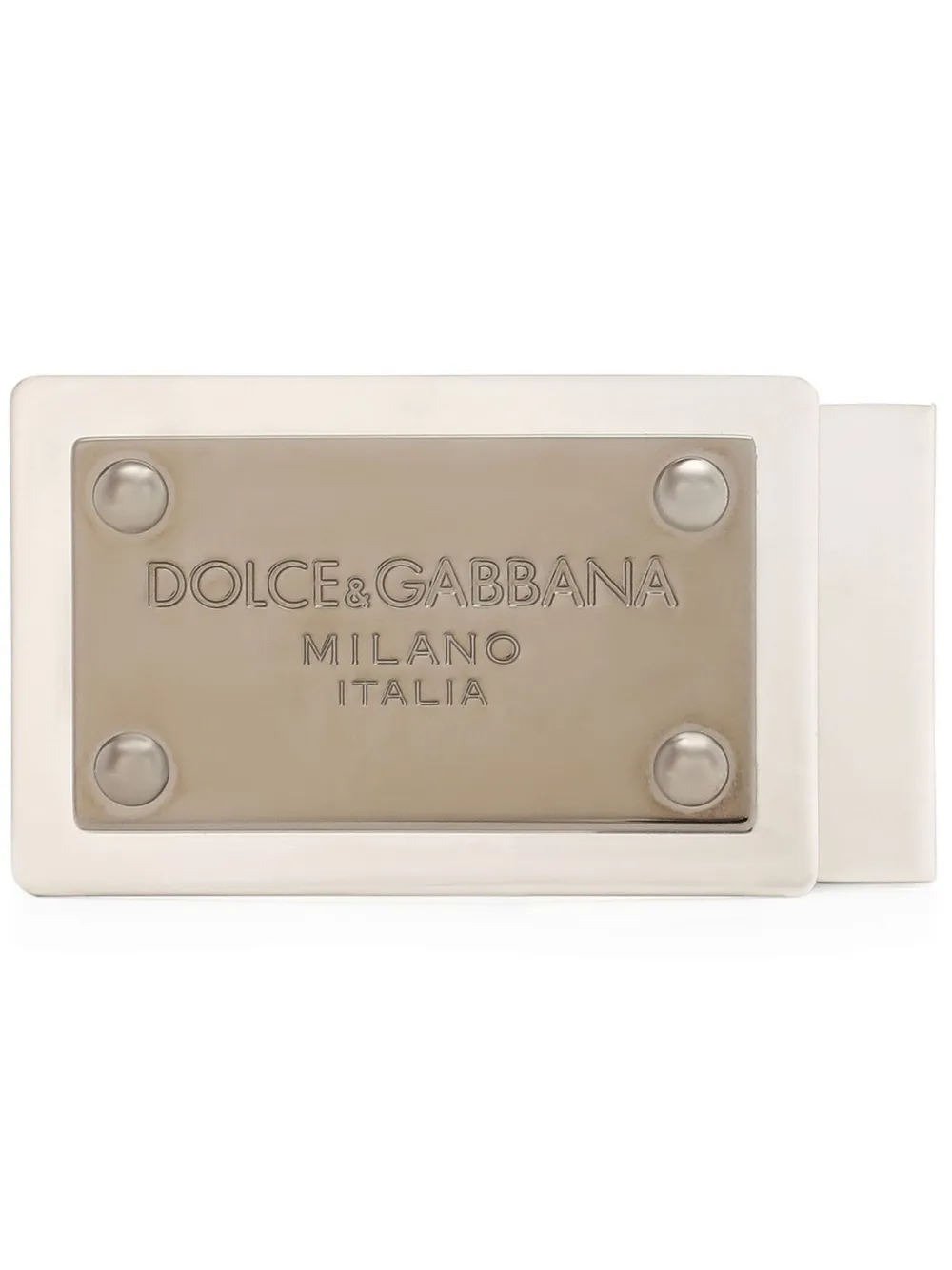 Пряжка с логотипом Dolce & Gabbana, серебристый
Пряжка с логотипом Dolce & Gabbana, серебристый
