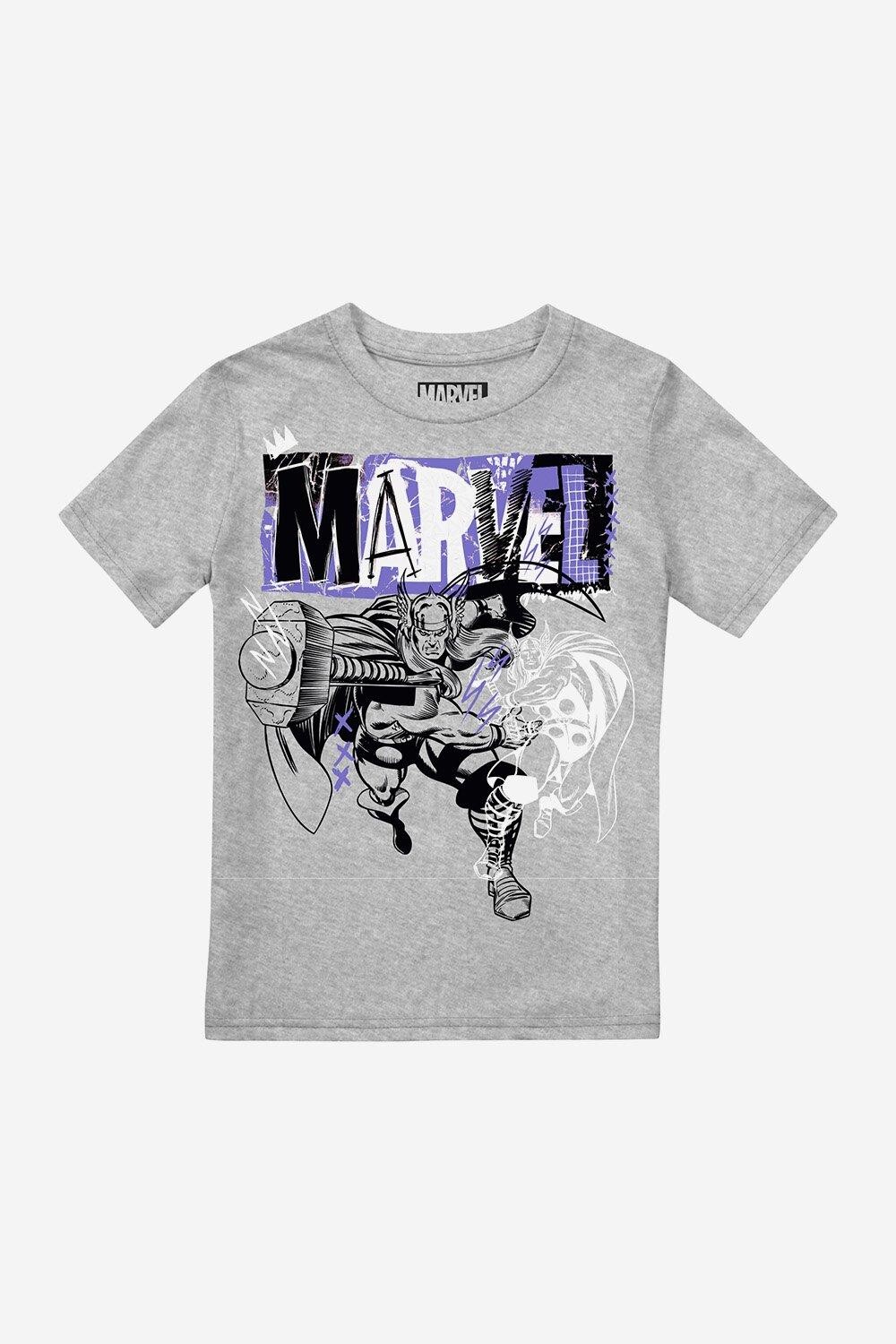 Футболка Thor Thunder для мальчиков Marvel, серый
Футболка Thor Thunder для мальчиков Marvel, серый