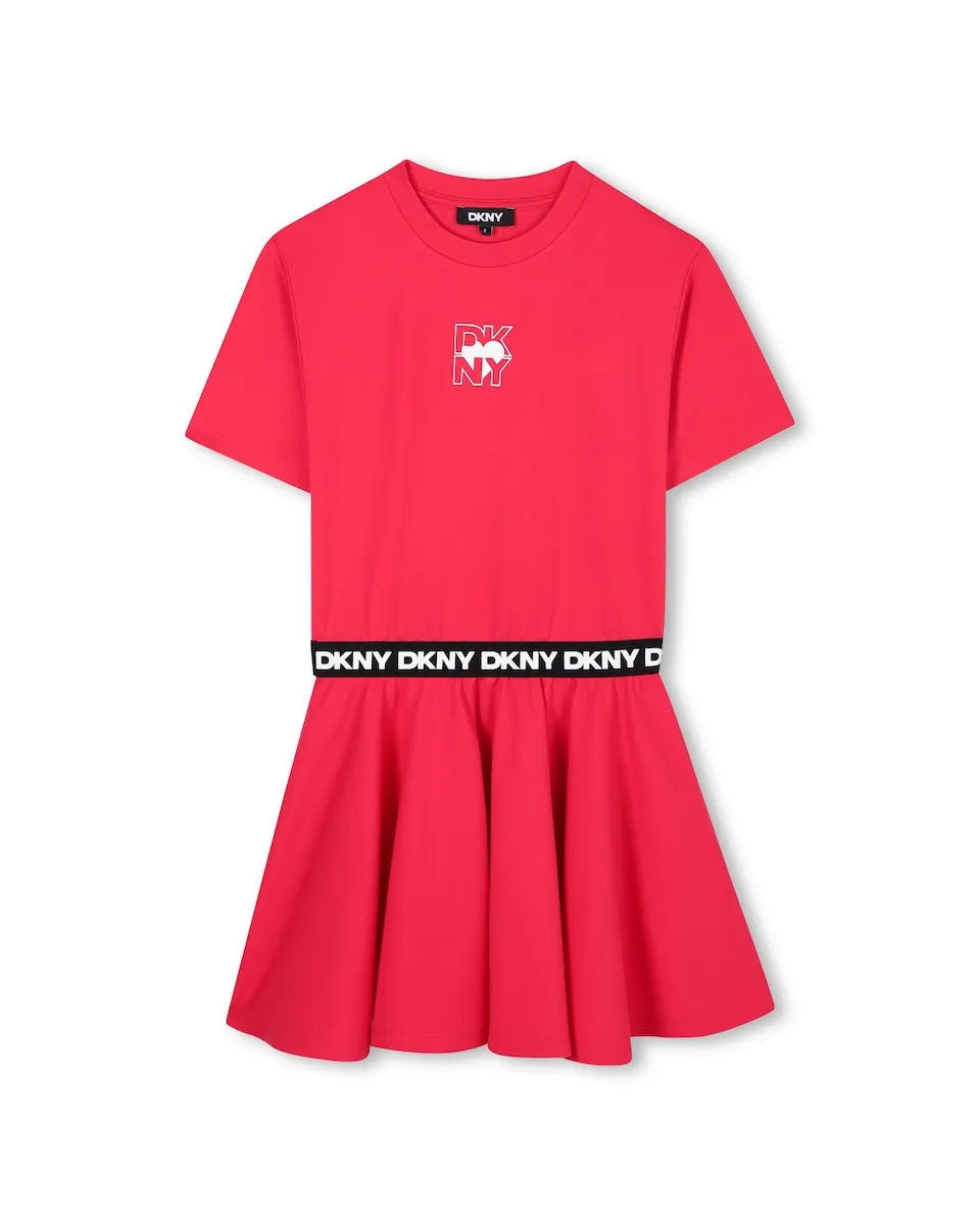Платье для девочки с коротким рукавом DKNY, розовый
Платье для девочки с коротким рукавом DKNY, розовый