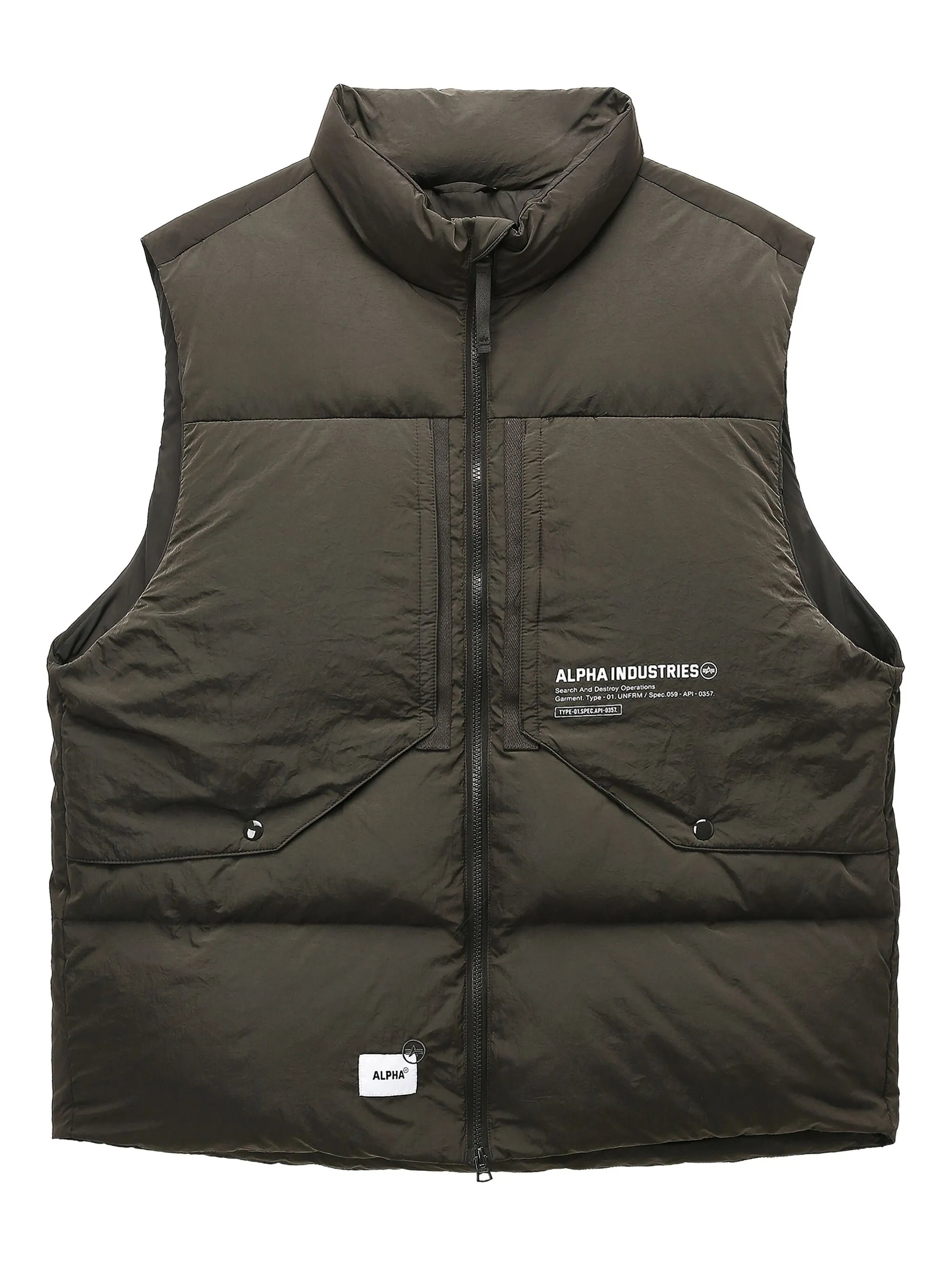 Стеганый жилет Alpha Industries, зеленый
Стеганый жилет Alpha Industries, зеленый